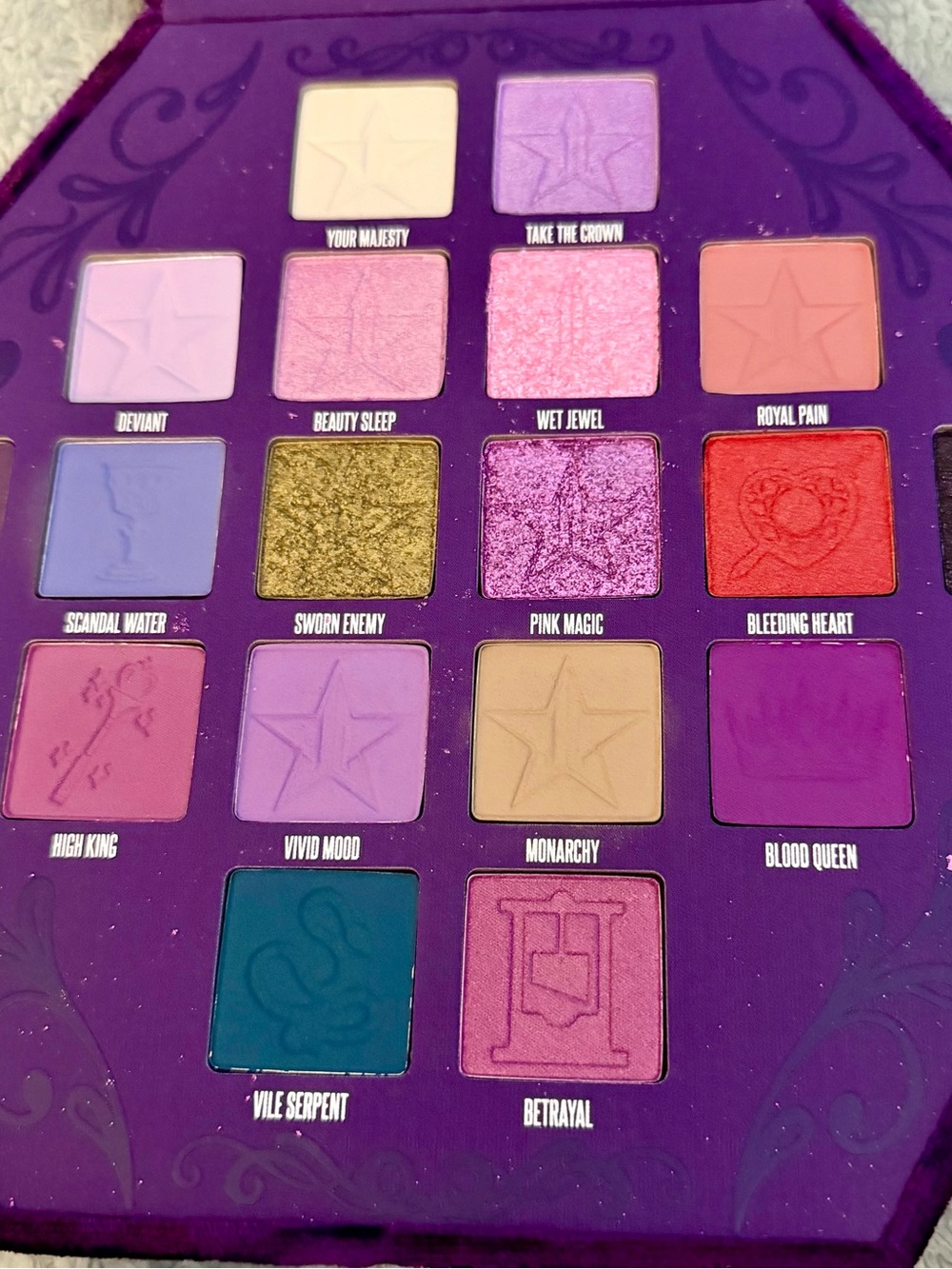 New Jeffree Star Cosmetics Blood Lust Palette No Box | Purple Velvet